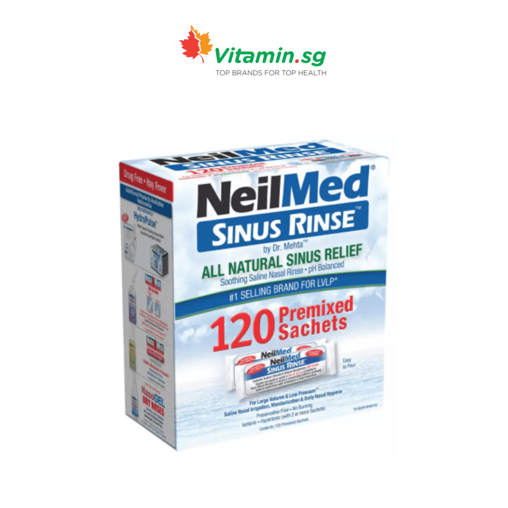 NeilMed Sinus Rinse, 120 sachets Vitamin SG