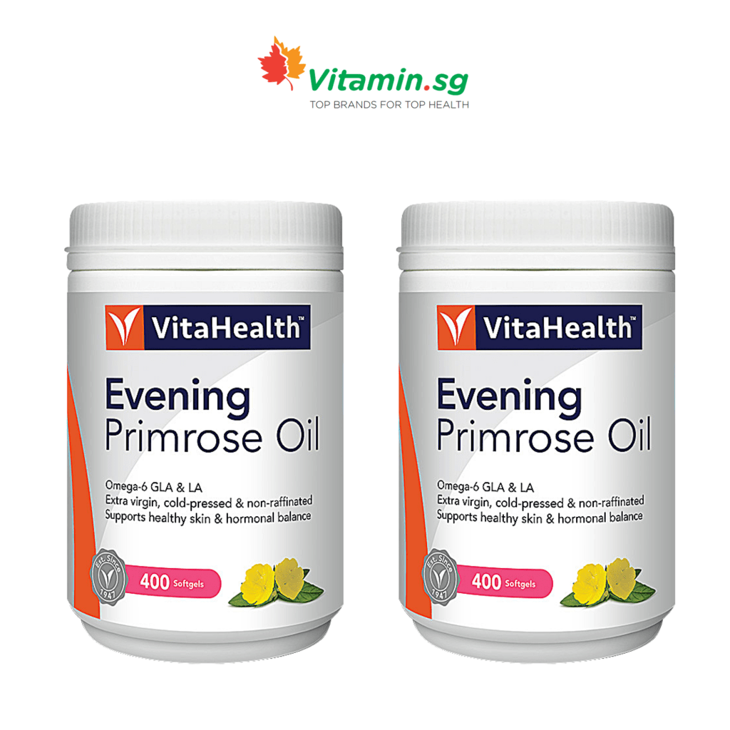 VitaHealth Evening Primrose Oil 1000 mg, 400 softgels, twin pack