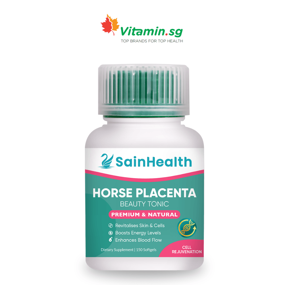 SainHealth Horse Placenta Beauty Tonic, 150 softgels Vitamin SG